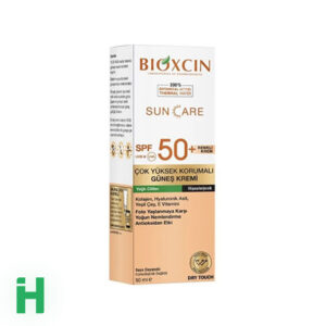 کرم ضد آفتاب رنگی پوست چرب +SPF50 بیوکسین 50 میل